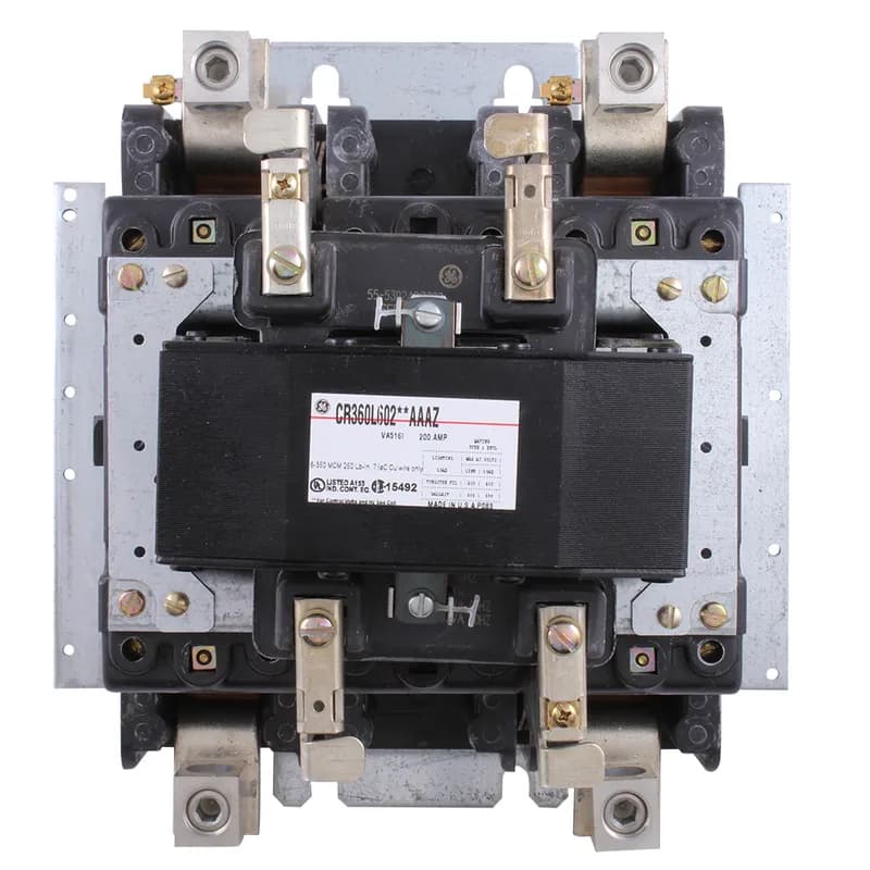 Lighting Contactors, Electrically Held, Number of Poles: 2, Contact Configuration: 2 Normally Open, Contact Current Ratings: 200 Amp, Contact Voltage Ratings: 600 VAC, Coil Rating: 120 VAC, Enclosure Type: Open Type, Dimensions: 12 Height x 9 Depth x 11.50 Width Inch