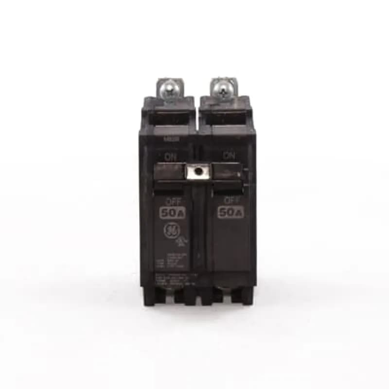 Q line circuit breakers are one-inch wide per pole, compact, thermal-magnetic devices designed for residential and commercial applications. The QB breakers are bolt-on versions of the Q Line used for bolting to the bus connections of load centers and lighting panels. All Q Line circuit breakers feature Quick-make / Quick-break mechanisms, common trip bars, and easy to spot trip indication to ensure safety and reliability. Q Line breakers are available in 1, 2, and 3 pole versions, can be ordered with auxiliary contact and shunt trip accessories, and can be ordered for use in HID applications. 2150 Amps 50 A