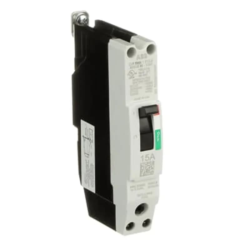 ABB - Electrification TEYL1015B - The TEY is a one-inch wide per pole, compact, "bolt-on" circuit breaker for use on grounded 480Y/277 Vac systems. The bolt-on mounting base accessory makes the TEY suitable for varied applications as a lug-lug breaker. All TEY circuit breakers feature Quick-make / Quick-break mechanisms, common trip bars, and easy to spot trip indication to ensure safety and reliability. TEYL breakers are available in 1, 2, and 3 pole versions 2&3 pole versions can be ordered with auxiliary contact, shunt trip, undervoltage release, or bell alarm accessories. 15A 1POLE 65KA 480/277 CKT BKR
