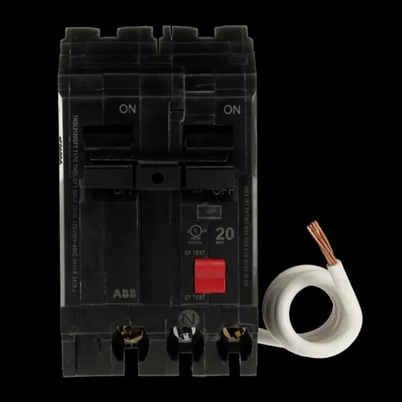 ABB - Electrification THQL2120GFT - THQL 2P 120/240V 20A GFCI SELF-TEST