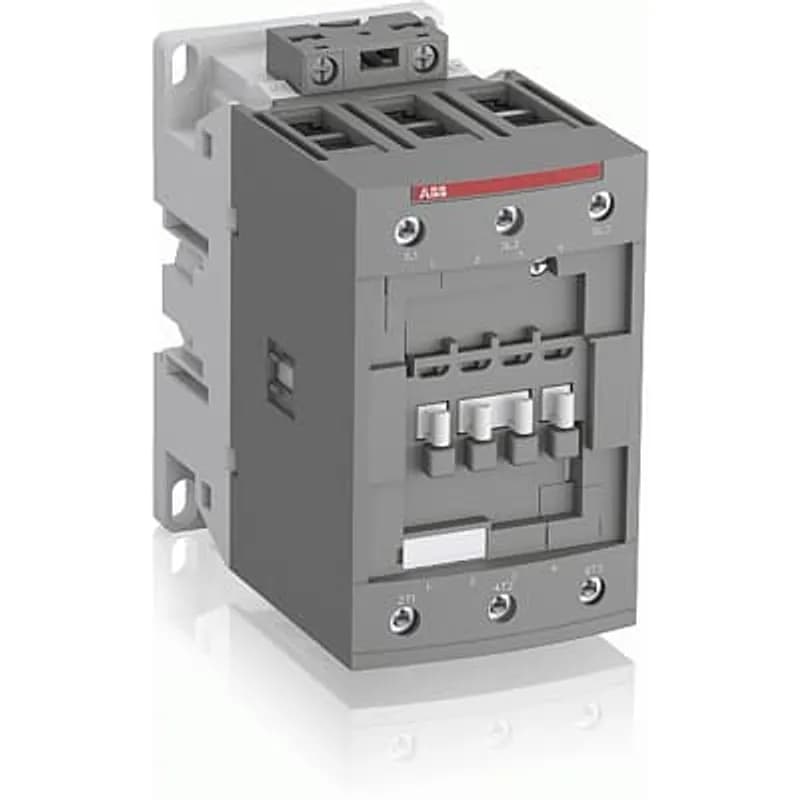 AF80 contactors are used for controlling power circuits up to 690 V AC and 220 V DC. They are mainly used for controlling 3-phase motors, non-inductive or slightly inductive loads. AF... contactors include an electronic coil interface accepting a wide control voltage Uc min. ... Uc max. Only four coils cover control voltages between 24...500 V 50/60 Hz or 20...500 V DC. AF contactors can manage large control voltage variations. One coil can be used for different control voltages used worldwide without any coil change. AF contactors have built-in surge protection and do not require additional surge suppressors. The AF... series 1-stack 3-pole contactors are of the block type design. - Main poles and auxiliary contact blocks: 3 main poles, front and side-mounted add-on auxiliary contact blocks (mechanically-linked auxiliary contacts compliant with Annex L of IEC 60947-5-1. N.C. mirror contacts compliant with Annex F of IEC 60947-4-1) - Control circuit: AC or DC operated - Accessories: a wide range of accessories is available.