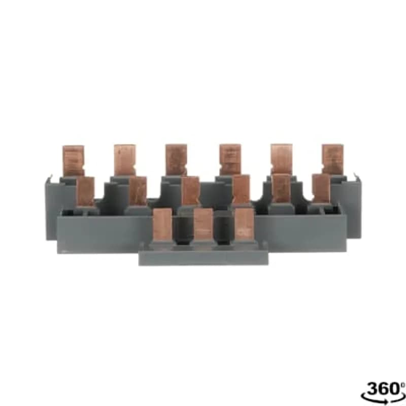 • Insulated, solid copper bar.