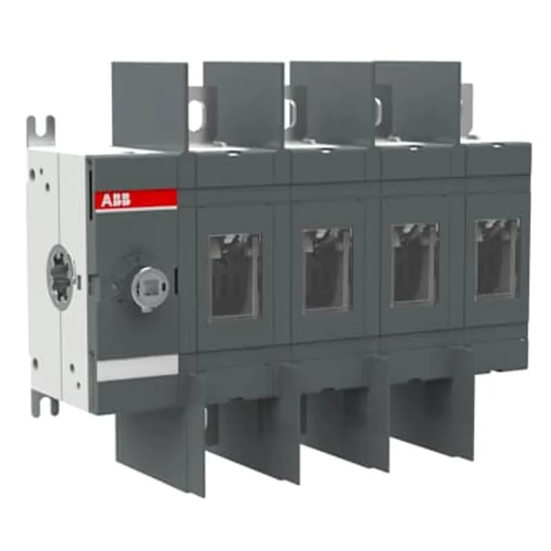 4-pole, front operated, base mounted non-fusible diconnect switch, handle and shaft are not included, terminal bolt kit included
