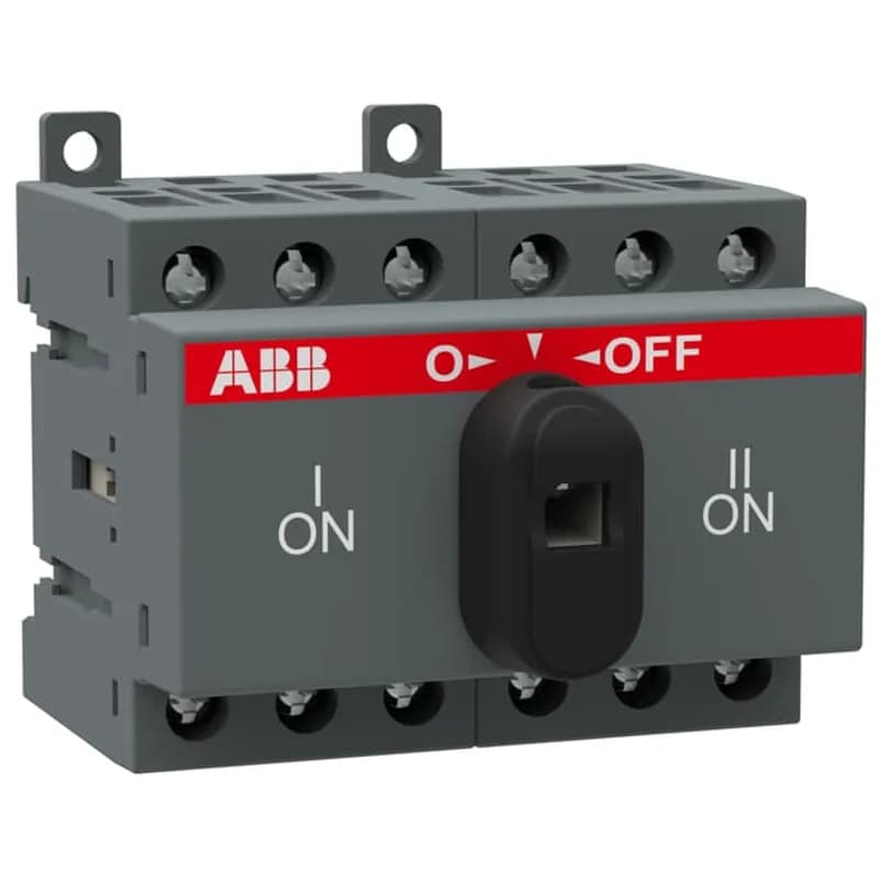 ABB - Electrification OT16F3C - OT16F3C CHANGE-OVER SWITCH, Handle and shaft need to be ordered separately, Open transition