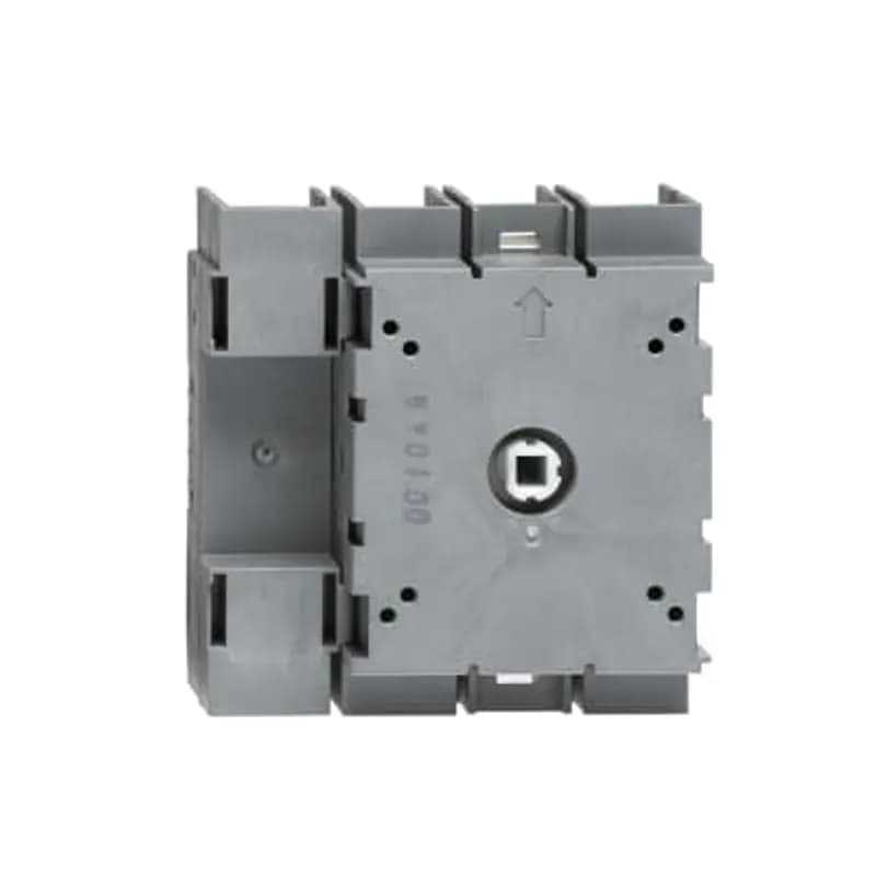 4-pole, front operated, door mounted, switch-diconnector / non-fusible diconnect switch with front protected clamp terminals, handle and shaft are not included