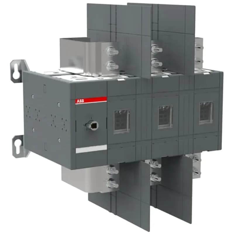 3-pole, front operated, base mounted non-fusible diconnect switch, handle and shaft are not included, terminal bolt kit included