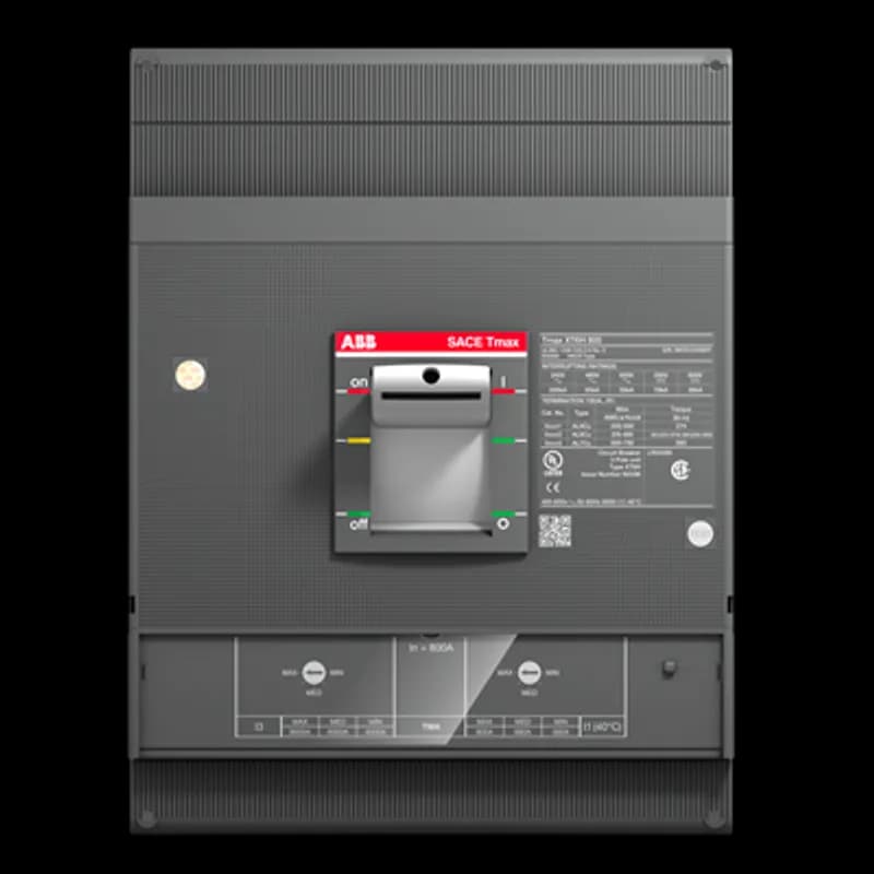 C.BREAKER TMAX T6H 800 UL/CSA FIXED THREE-POLE WITH FRONT TERMINALS AND THERMOMAGNETIC RELEASE TMA R 600 I3=3000...6000 A A FULLY RATED NEUTRAL