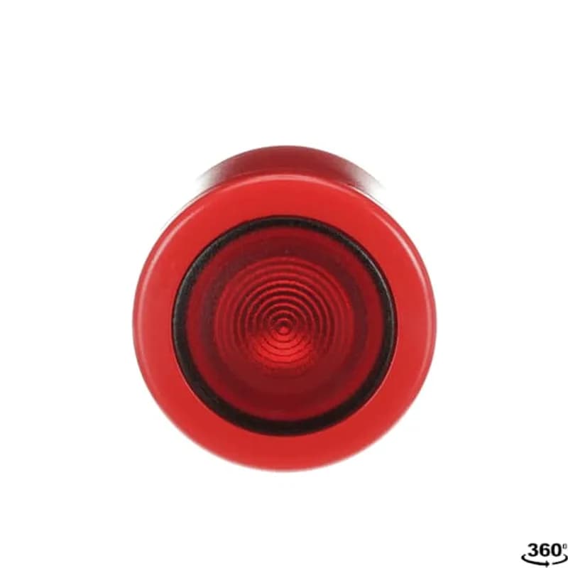 Modular Emergency Stop - Pull release - Mushroom 40mm - Red - Illuminated - Black - No contact block