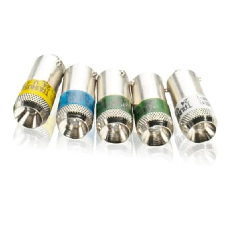 LED bulb - Yellow - Rated Voltage 110-130 V, AC/DC - Rated Current 4-6 mA - Service Life 25 000 h