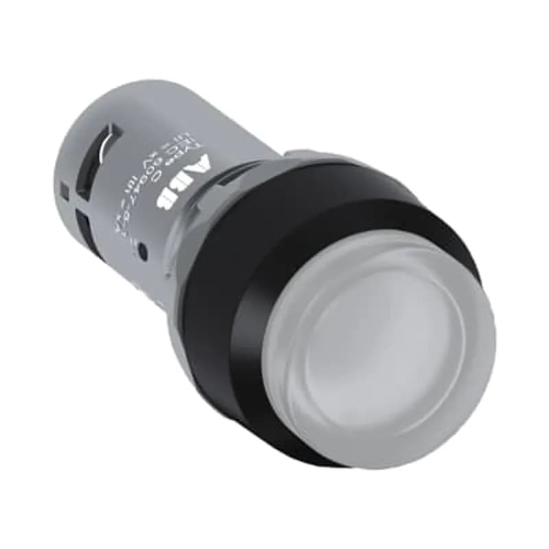 ABB - Electrification CP2-30G-10 - Compact Pushbutton - Maintained - Flush - Green - Non-illuminated - Chrome plastic - 1NO