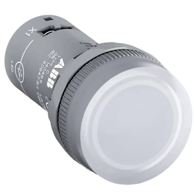 Compact Pilot Light - Pilot light head - Clear - Illuminated - Lamptype: LED 48-60V AC/DC