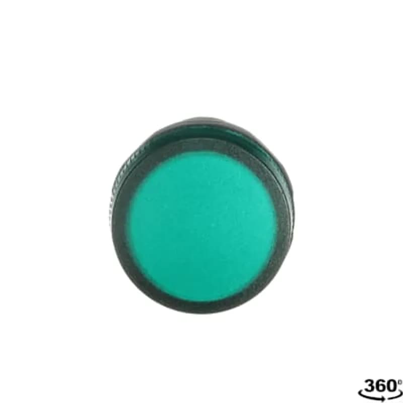 Compact Pilot Light - Pilot light head - Green - Illuminated - Lamptype: LED 380-415V AC
