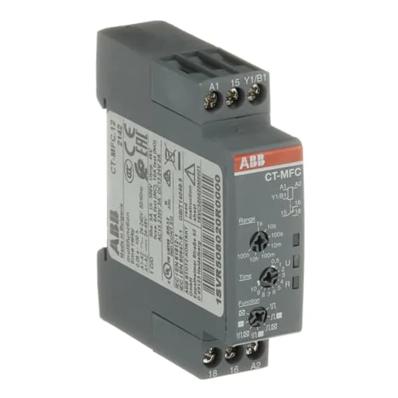CT-MFC.12 Time relay, multifunctional 1c/o, 24-48VDC/24-240VAC