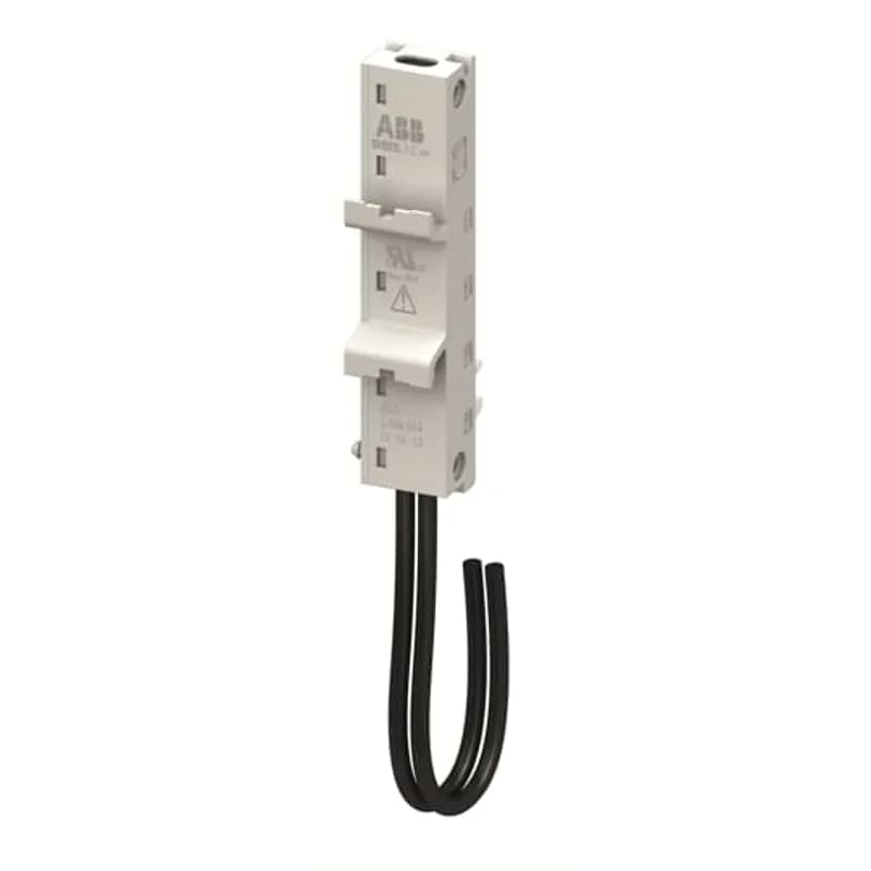 Universaladapter single pole max. 32A L1-L2-L3 bottom feed wire 300mm for the SMISSLINE TP 125A and 250A system
