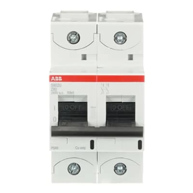 S802U-Z80 2 Pole Z Characteristic 80A 50kA 240/415VAC High Performance Circuit Breaker HPCB