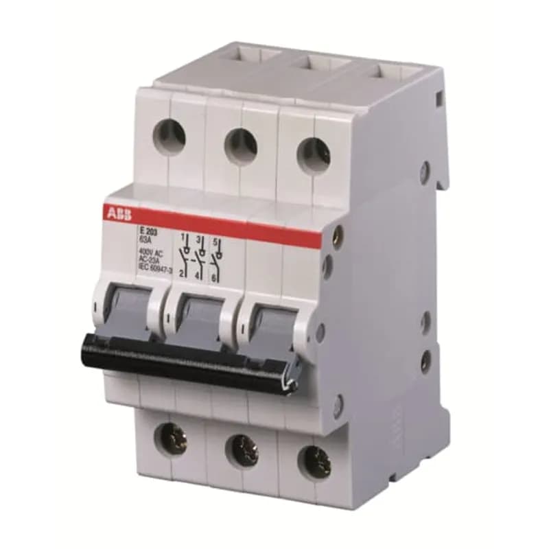 E200 SWITCH 3NO 100A RED