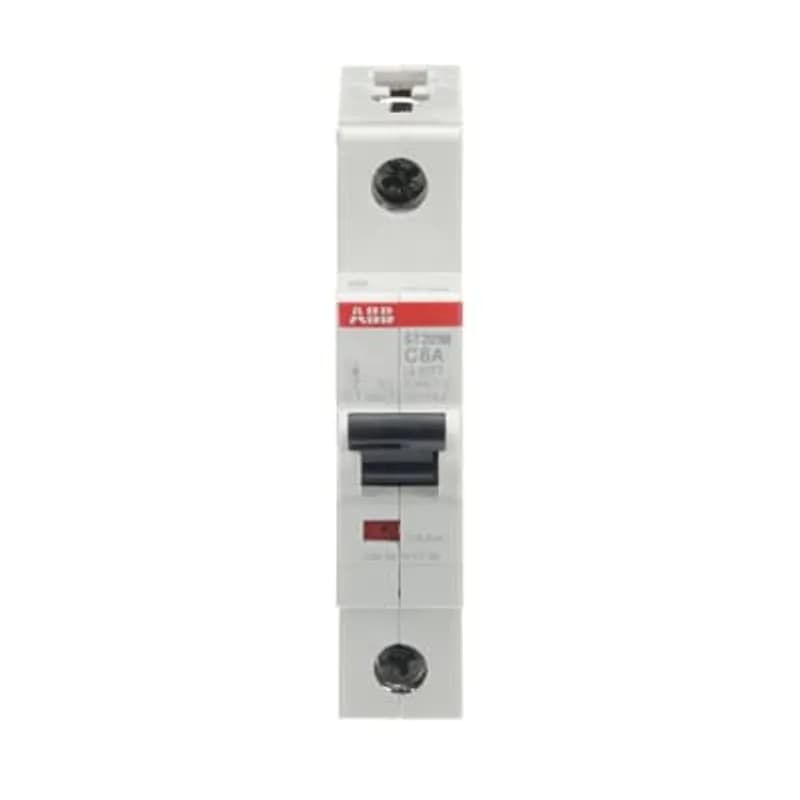 ST201M-C6 Miniature Circuit Breaker ST201M-C6 Miniature Circuit Breaker C-Char., 10kA, 6A, 1P