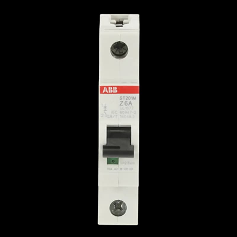 ST201M-Z6 Miniature Circuit Breaker ST201M-Z6 Miniature Circuit Breaker Z-Char., 10kA, 6A, 1P