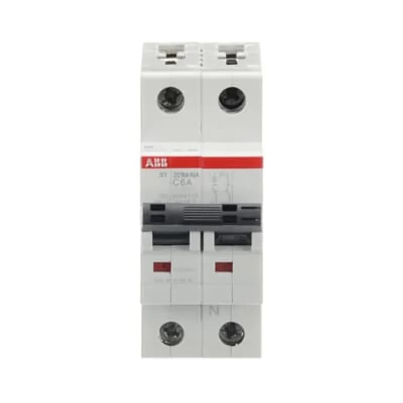 ST201M-C6NA Miniature Circuit Breaker ST201M-C6NA Miniature Circuit Breaker C-Char., 10kA, 6A, 1P+NA