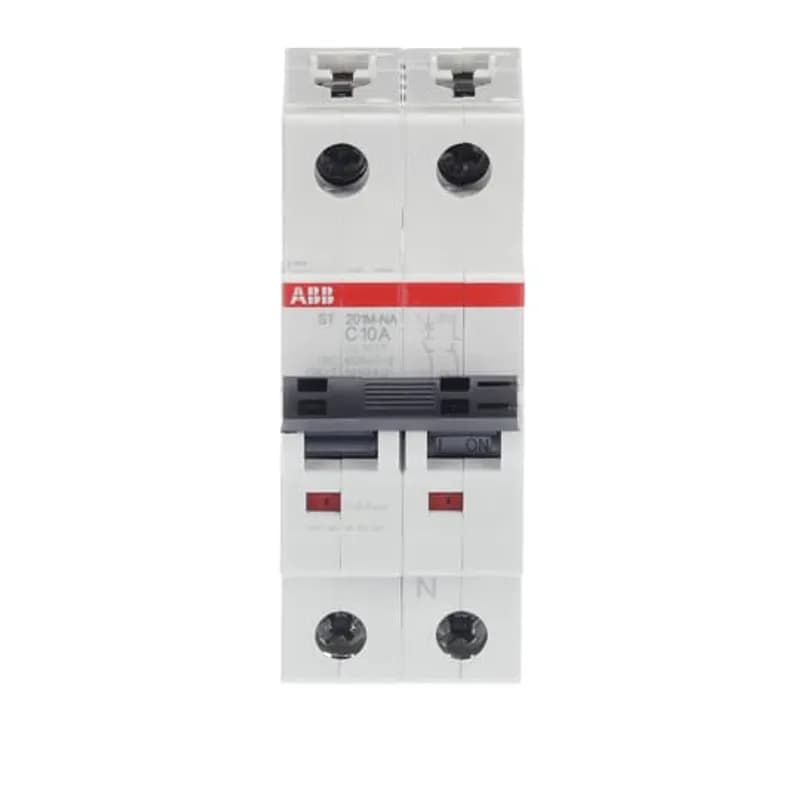 ST201M-C10NA Miniature Circuit Breaker ST201M-C10NA Miniature Circuit Breaker C-Char., 10kA, 10A, 1P+NA