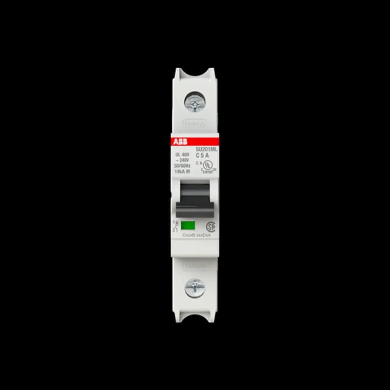 ABB - Electrification SU201ML-C5 - MCB SU200ML 1P C 5A UL 489