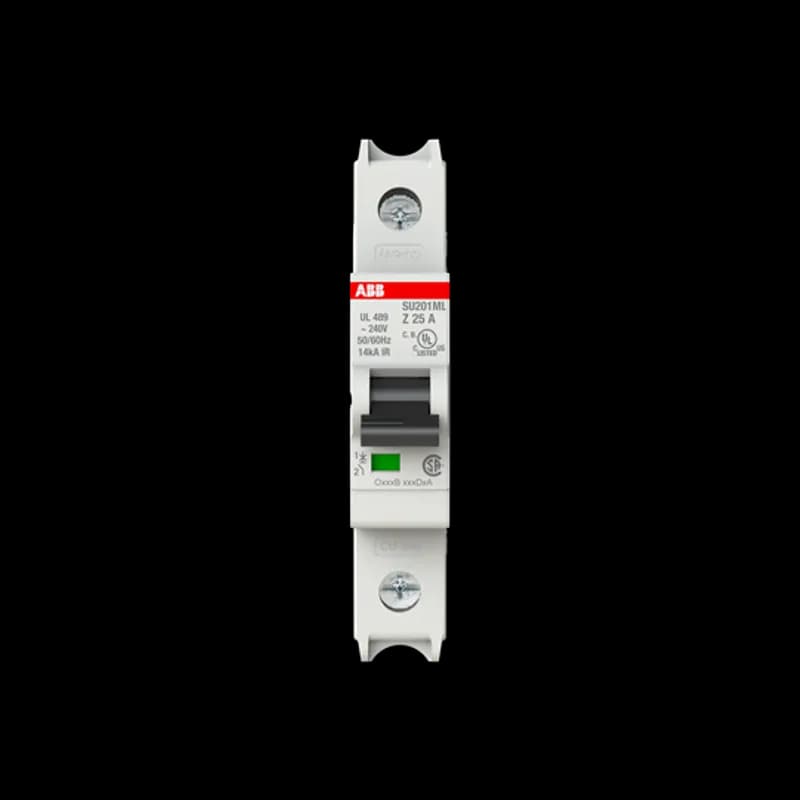 ABB - Electrification SU201ML-Z25 - MCB SU200ML 1P Z 25A UL 489