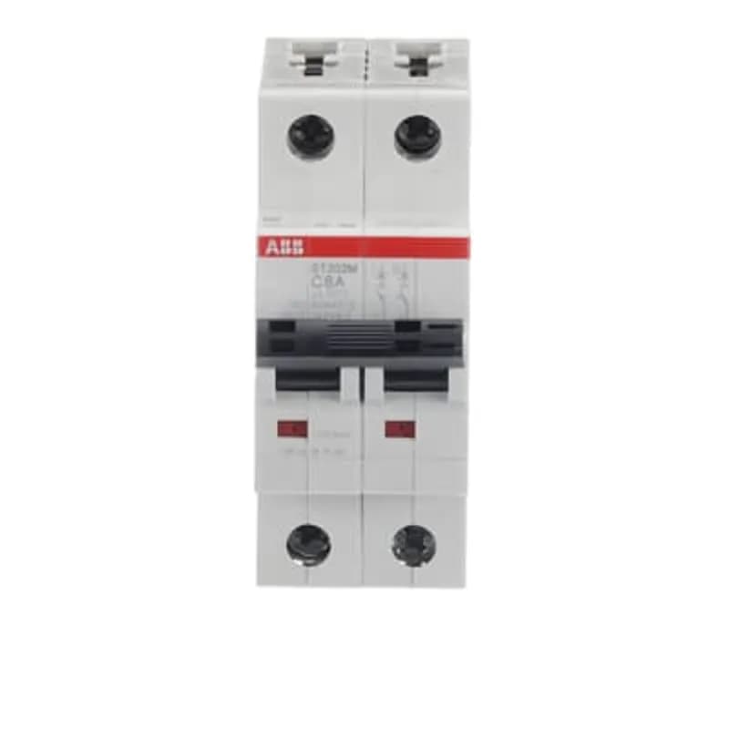 ST202M-C8 Miniature Circuit Breaker ST202M-C8 Miniature Circuit Breaker C-Char., 10kA, 8A, 2P