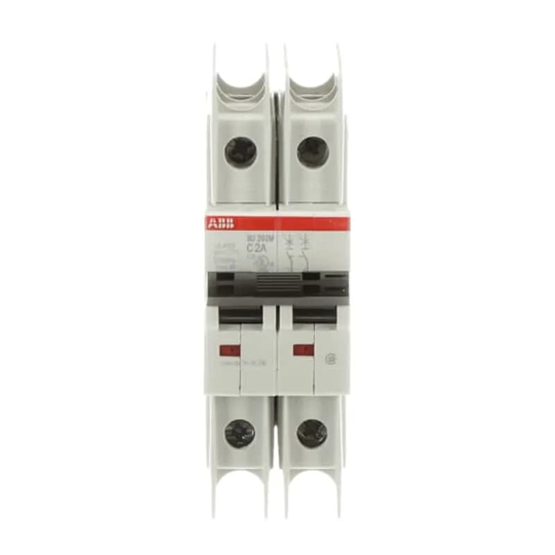 SU202M-C2 Miniature Circuit Breaker C-Char., 10kA, 2A, 2P UL489