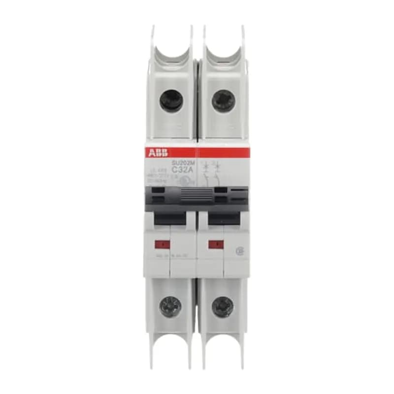 SU202M-C32 Miniature Circuit Breaker C-Char., 10kA, 32A, 2P UL489