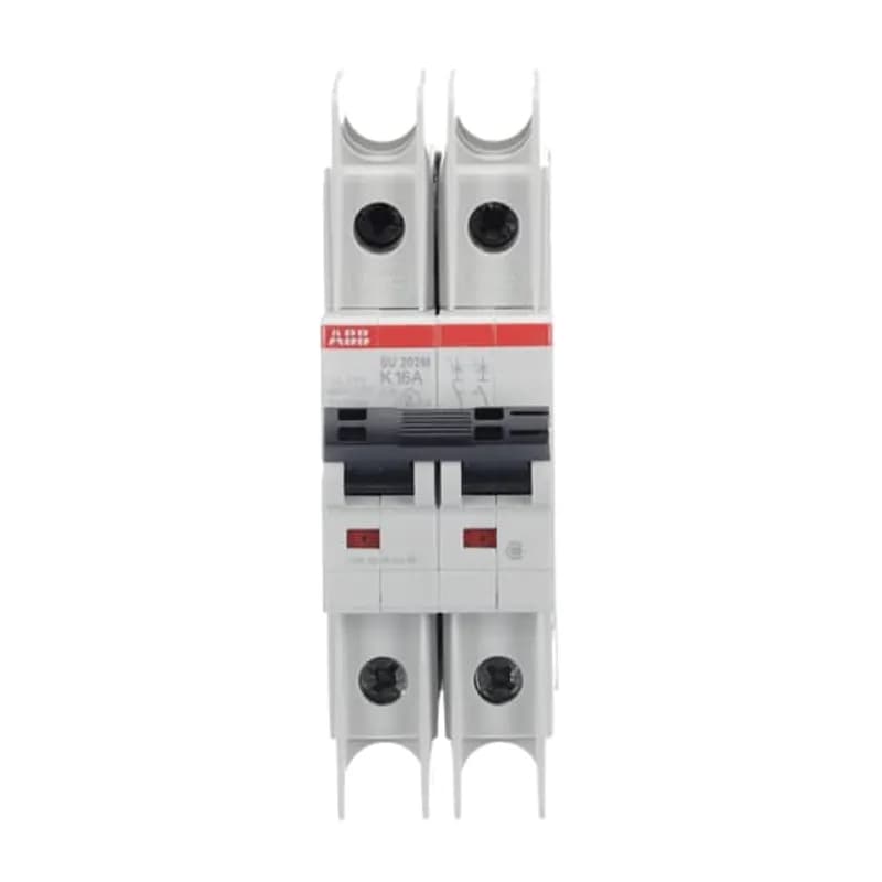 SU202M-K16 Miniature Circuit Breaker K-Char., 10kA, 16A, 2P UL489