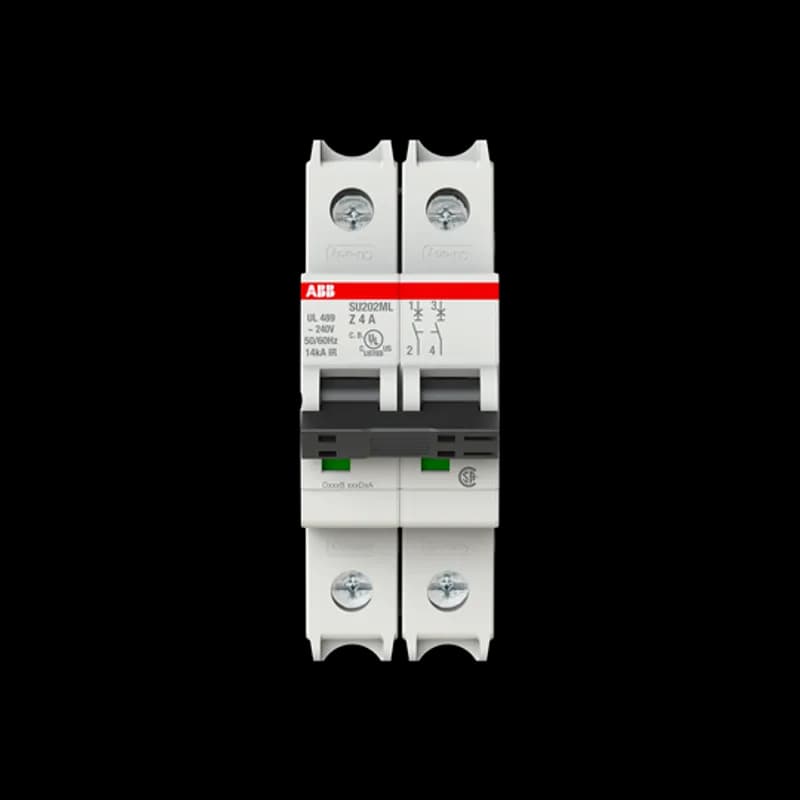 ABB - Electrification SU202ML-Z4 - MCB SU200ML 2P Z 4A UL 489