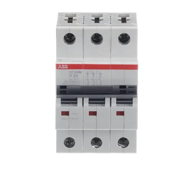 ST203M-K3 Miniature Circuit Breaker ST203M-K3 Miniature Circuit Breaker K-Char., 10kA, 3A, 3P