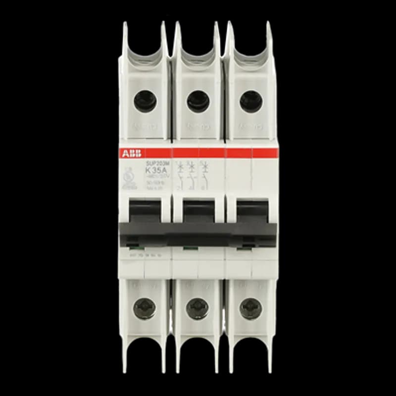 ABB - Electrification SUP203M-K35 - SUP203M-K35-V1 MCB ProLine K-Char., 10kA, 35A, 3P