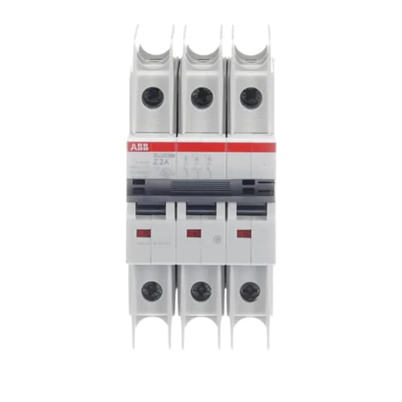 SU203M-Z2 Miniature Circuit Breaker Z-Char., 10kA, 2A, 3P UL489