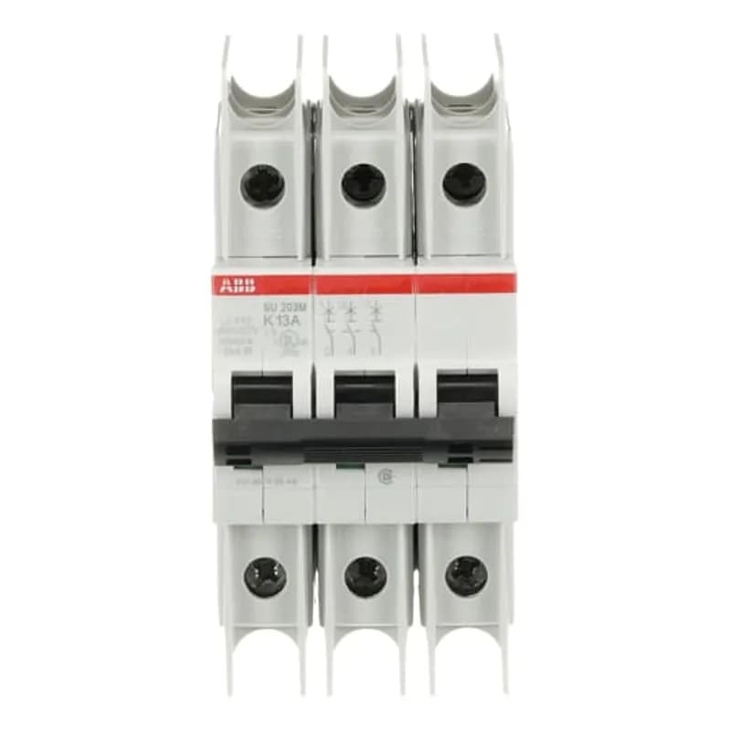 SU203M-K13 Miniature Circuit Breaker K-Char., 10kA, 13A, 3P UL489