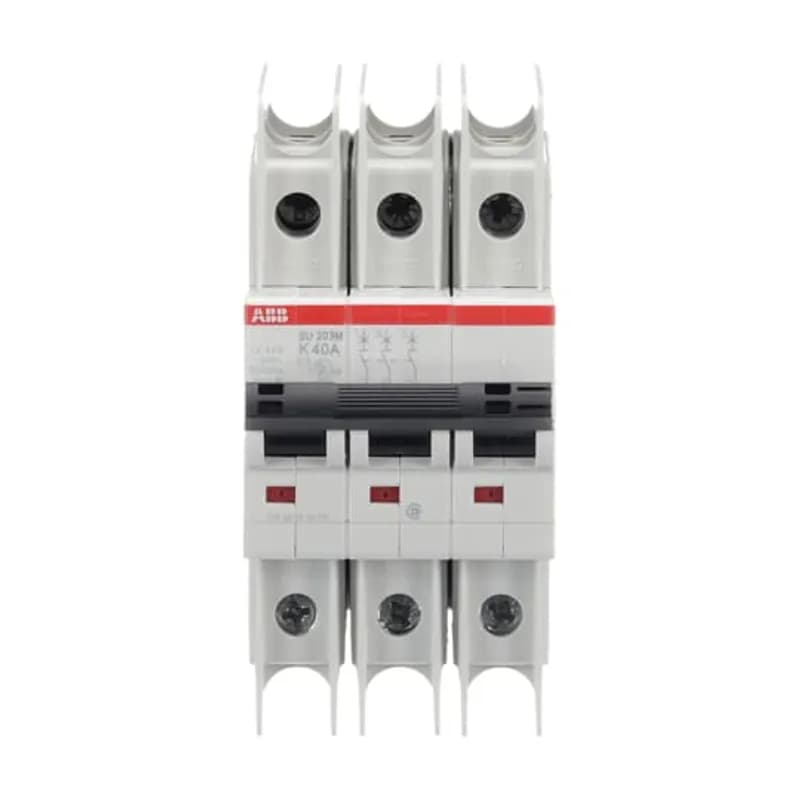 SU203M-K40 Miniature Circuit Breaker K-Char., 10kA, 40A, 3P UL489