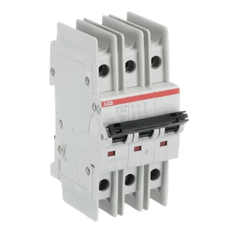 SU203M-K50 Miniature Circuit Breaker K-Char., 10kA, 50A, 3P UL489