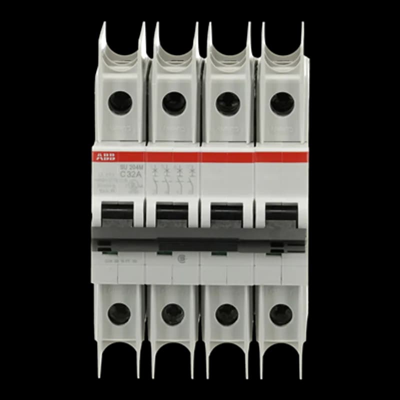 SU204M-C32 Miniature Circuit Breaker C-Char., 10kA, 32A, 4P UL489