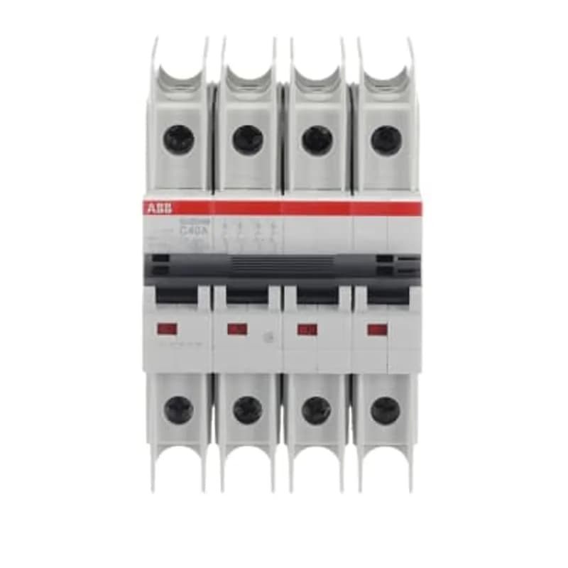 SU204M-C40 Miniature Circuit Breaker C-Char., 10kA, 40A, 4P UL489