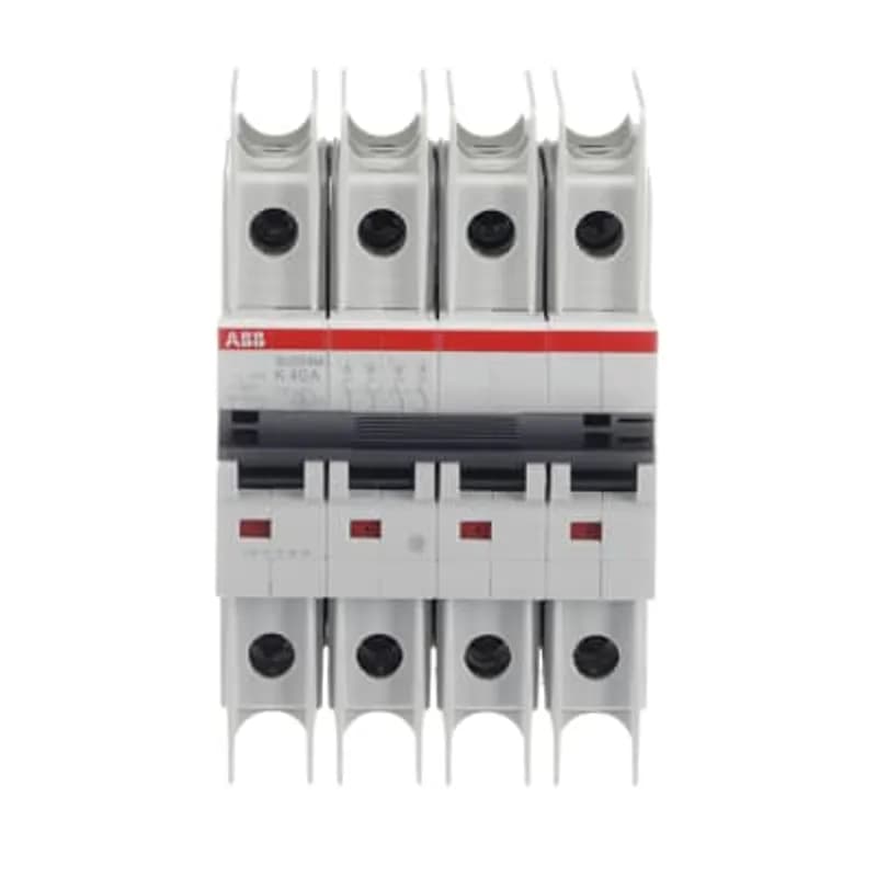 SU204M-K40 Miniature Circuit Breaker K-Char., 10kA, 40A, 4P UL489