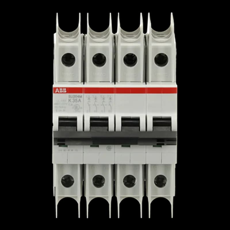SU204M-K35 Miniature Circuit Breaker K-Char., 10kA, 35A, 4P UL489
