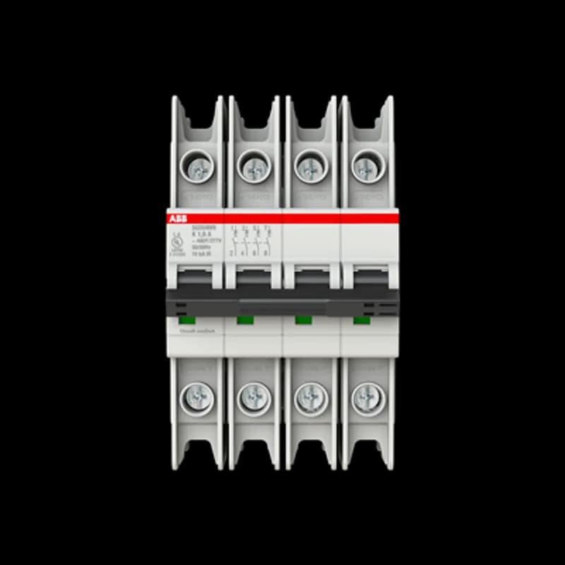 SU204MR-K1,6 MCB K-Char., 10kA, 1,6A, 4P, RTT UL 489, Ring Cable Lug