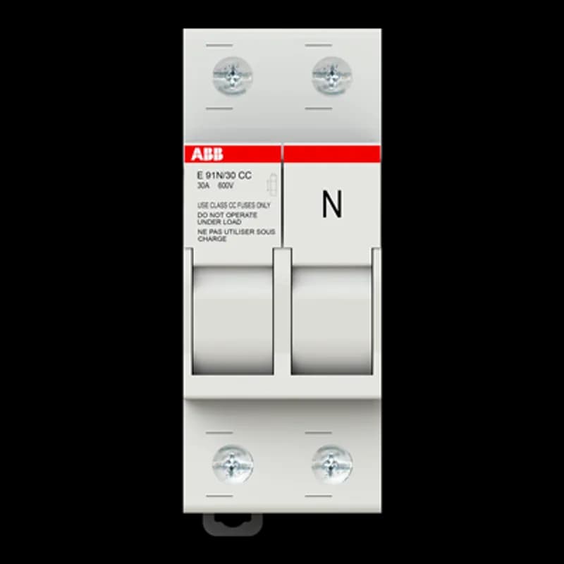 E 91N/30 CC is a fuseholder for overcurrent and short circuit protection specific for class CC fuses