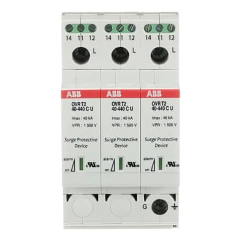 ABB - Electrification OVRT23L40440PTSU - OVR SPD 3P 40KA 440V P TS