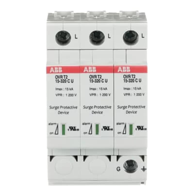ABB - Electrification OVRT23L40320PTSU - OVR SPD 3P 40KA 320V P TS