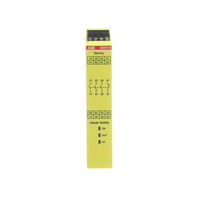 ABB - Electrification 2TLA010040R0000 - Also suitable as expansion relay for a safety relay/ safety PLC, in order to increase the number of safe outputs.