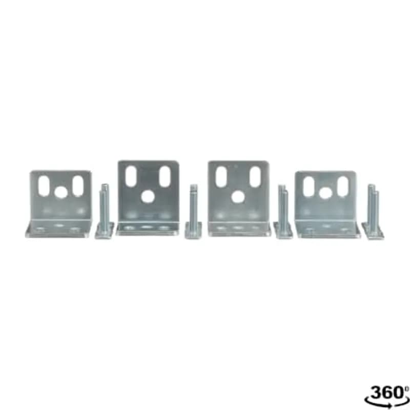 JSM Orion01 - 4 standard brackets for Orion1 & Orion2. For all lengths, 2 brackets should be used per unit (transmitter or receiver unit). These are spare parts since the necessary number of bracket are delivered with the light-guard.
