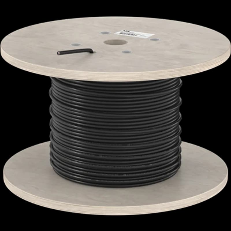 ABB - Electrification 2TLA020057R0020 - Shielded cable without any connector. 5x0.34 mm2. Black PVC. 200 meter on spool.