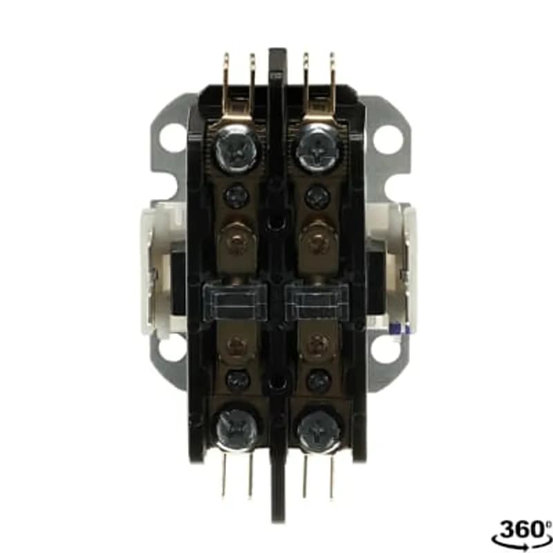 DP30C2P-2 DP contactor provide outstanding performance in various HVAC, Food service equipment, refrigeration and welding applications and meet all relevant standards, including UL, CSA and IEC. Industry standard mounting plate provides easily accessible mounting holes.