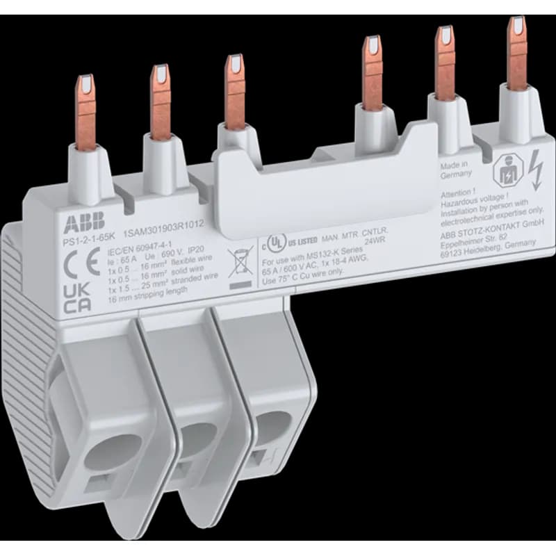 MS132 65A 3PH BUSBAR 2MMS 1AUX